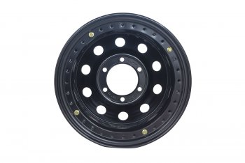 15 349 р. Штампованый диск OFF-ROAD Wheels (стальной усиленный с двойным бедлоком, круг - черный/красный). 8.0 x 16    с доставкой в г. Керчь. Увеличить фотографию 3