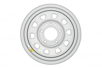 5 999 р. Штампованый диск OFF-ROAD Wheels (усиленный, треугольник мелкий) 7.0x15   (Цвет: серебристый)  с доставкой в г. Керчь. Увеличить фотографию 3