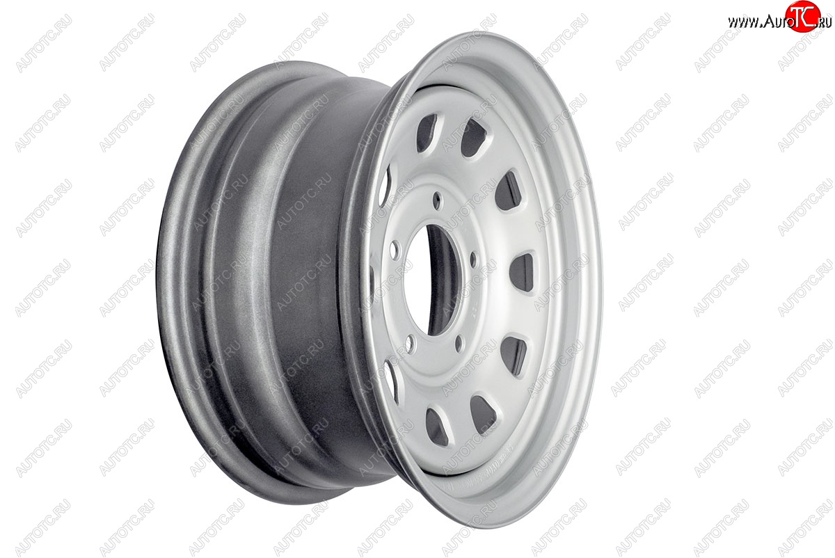 5 999 р. Штампованый диск OFF-ROAD Wheels (усиленный, треугольник мелкий) 7.0x15   (Цвет: серебристый)  с доставкой в г. Керчь