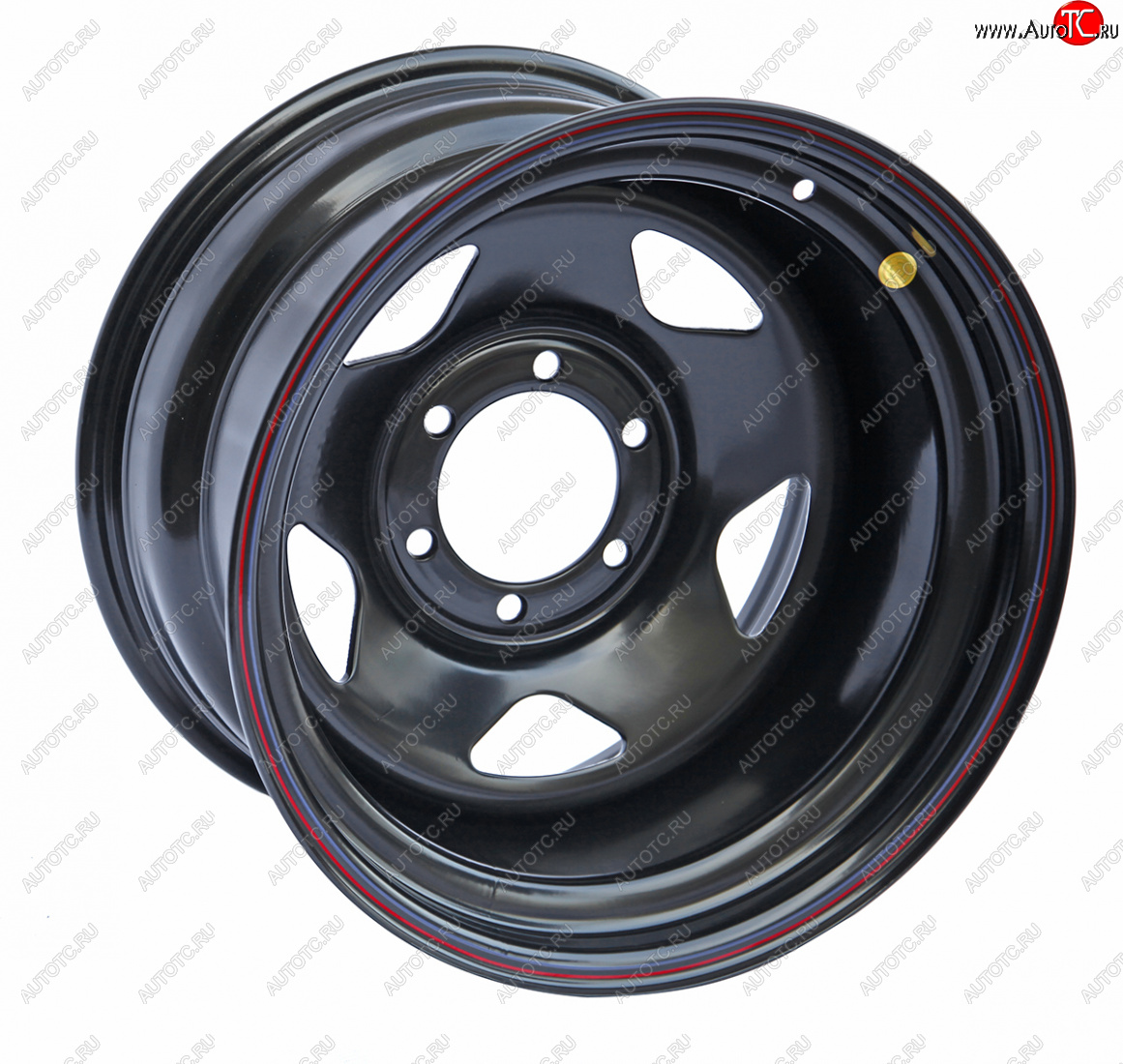 7 889 р. Штампованый диск OFF-ROAD Wheels (стальной усиленный, треугольник - черный). 10.0 x 17    с доставкой в г. Керчь