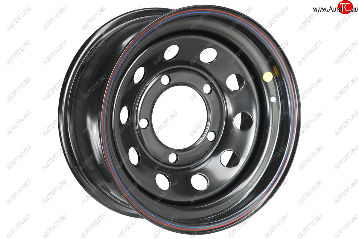 6 279 р. Штампованый диск OFF-ROAD Wheels (усиленный, круг) 7.0x16   (Цвет: черный)  с доставкой в г. Керчь