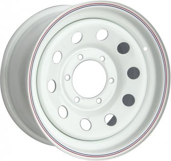 Штампованый диск OFF-ROAD Wheels (стальной усиленный, круг - белый). 7.0 x 16 Ford Maverick UNS рестайлинг, 5 дв. (1996-1999) 6x139.7xDIA110.0xET30.0