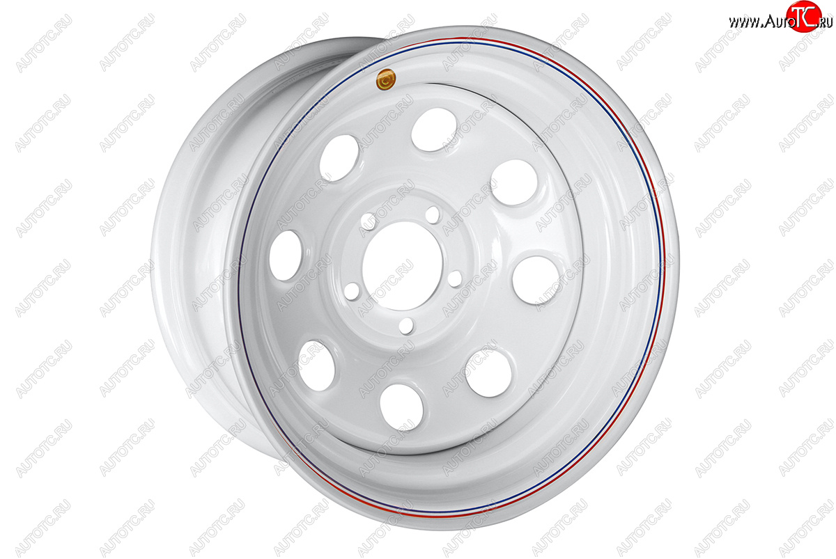 6 629 р. Штампованый диск OFF-ROAD Wheels (усиленный, круг) 8.0x16   (Цвет: белый)  с доставкой в г. Керчь