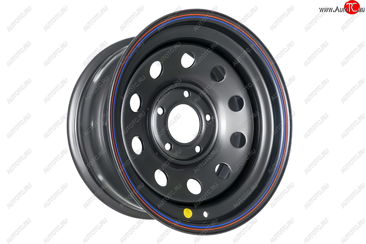 6 599 р. Штампованый диск OFF-ROAD Wheels (усиленный, круг) 8.0x16   (Цвет: черный)  с доставкой в г. Керчь