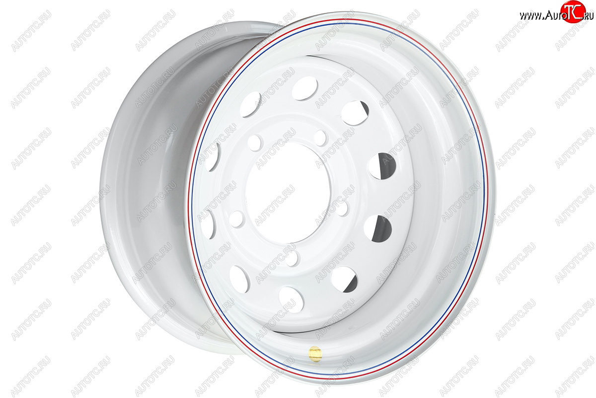 6 629 р. Штампованый диск OFF-ROAD Wheels (усиленный, круг) 8.0x16   (Цвет: белый)  с доставкой в г. Керчь