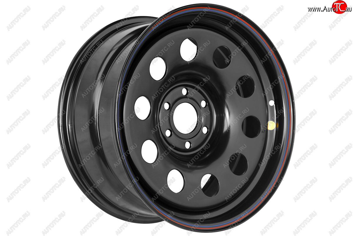 8 449 р. Штампованый диск OFF-ROAD Wheels (стальной усиленный, круг - черный). 8.0 x 17    с доставкой в г. Керчь