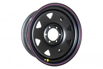 Штампованый диск OFF-ROAD Wheels (стальной усиленный, треугольник - черный). 8.0 x 18 Opel Frontera B 3 дв. дорестайлинг (1998-2001) 6x139.7xDIA110.0xET15.0