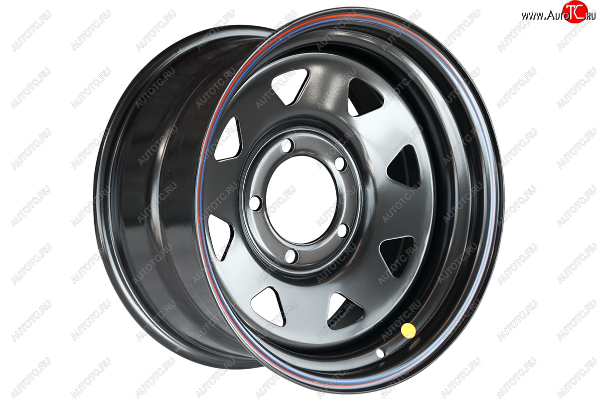 9 119 р. Штампованый диск OFF-ROAD Wheels (стальной усиленный, треугольник мелкий - черный). 9.0 x 17    с доставкой в г. Керчь