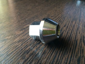99 р. Гайка под гаечный ключ (пос.место: конус) диска колеса Гайка M12 1.5 конус 30 мм M12 1.5    с доставкой в г. Керчь. Увеличить фотографию 2