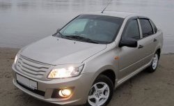 1 759 р. Пороги накладки GT  Datsun mi-DO (2014-2021), Datsun on-DO (2014-2021), Лада Гранта ( 2190,  2191) (2011-2017), Лада Гранта FL ( 2191,  2190,  2194,  2192) (2018-2025), Лада Гранта Спорт ( 2191,  2190) (2023-2025), Лада Калина ( 2192,  2194) (2013-2018), Лада Калина Спорт  2192 (2014-2018) (Неокрашенные)  с доставкой в г. Керчь. Увеличить фотографию 2