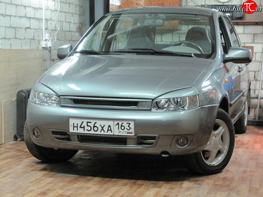 789 р. Решётка радиатора Sport Лада Калина 1117 универсал (2004-2013) (Неокрашенная)  с доставкой в г. Керчь