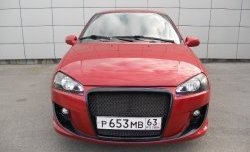 9 399 р. Передний бампер Я-робот Лада Калина 1118 (2004-2013) (Неокрашенный, сетка в воздухозаборниках)  с доставкой в г. Керчь. Увеличить фотографию 16