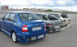 9 799 р. Задний бампер E4  Лада Калина  1118 (2004-2013) седан (Неокрашенный)  с доставкой в г. Керчь. Увеличить фотографию 5