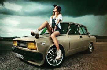 1 199 р. Накладка переднего бампера на Автостайл™ ″Вихур″  Лада 2101 - 2107 (Вариант 1)  с доставкой в г. Керчь. Увеличить фотографию 9