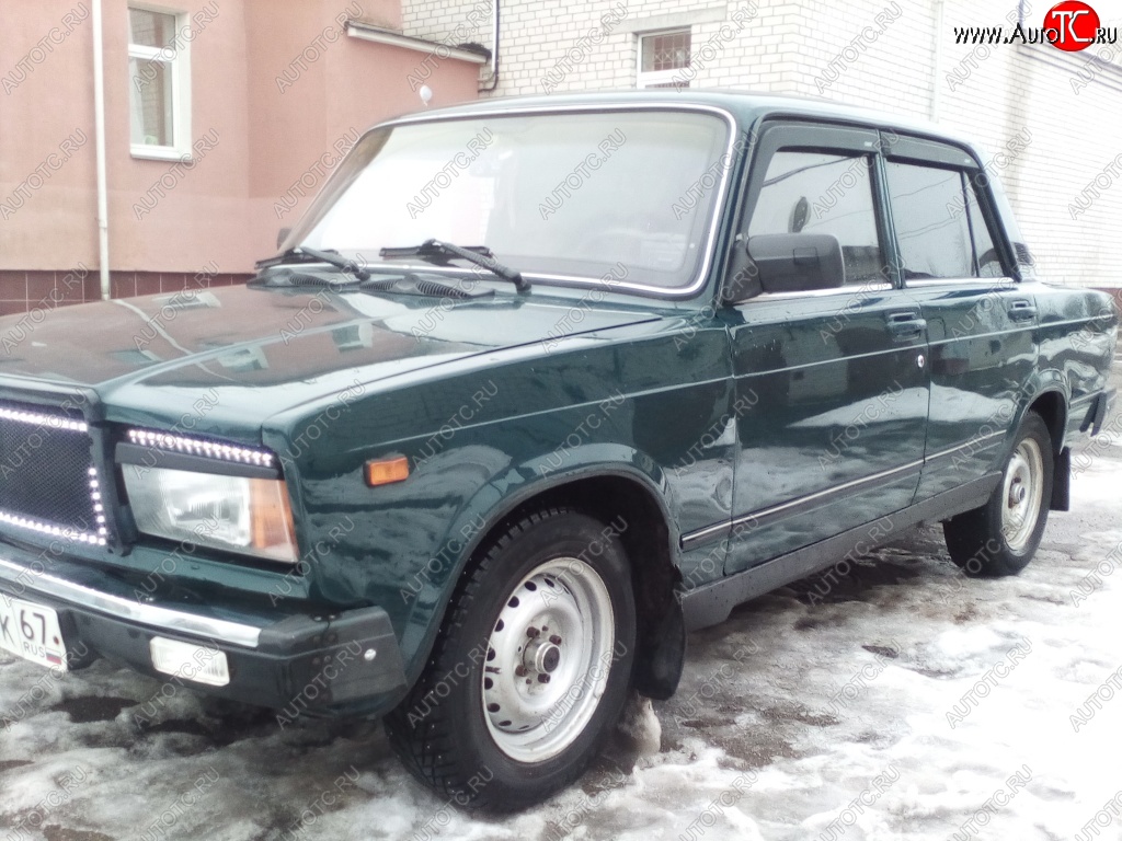649 р. Комплект порогов Aileron Лада 2104 (1984-2012) (Неокрашенные)  с доставкой в г. Керчь