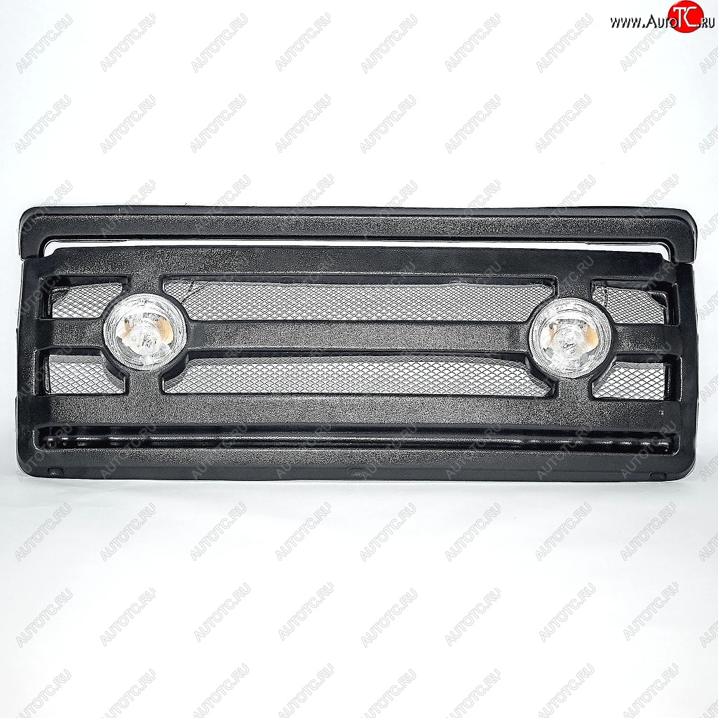 1 039 р. Решётка радиатора (с противотуманками) Autodemic Лада 2107 (1982-2012) (Текстурная поверхность)  с доставкой в г. Керчь