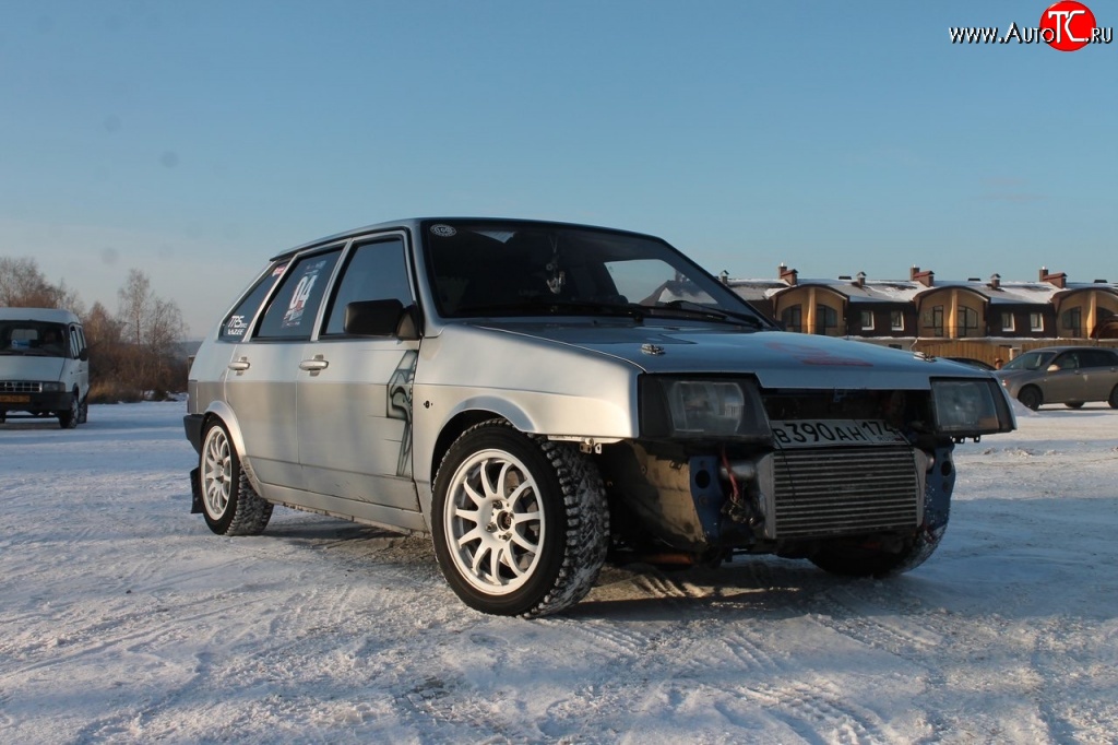 4 149 р. Облегчённые пластиковые передние крылья Sport Лада 2108 (1984-2003) (Неокрашенные)  с доставкой в г. Керчь