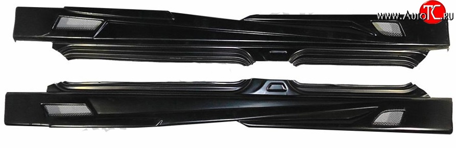 619 р. Пороги накладки Драйв v2 Лада 2113 (2004-2013) (Неокрашенные)  с доставкой в г. Керчь