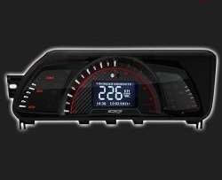 11 499 р. Приборная панель инжектор Gamma GF 625 Лада нива 4х4 2121 3 дв. 1-ый рестайлинг (2019-2021) (Подложка: чёрная)  с доставкой в г. Керчь. Увеличить фотографию 2