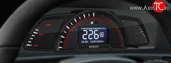 11 499 р. Приборная панель инжектор Gamma GF 625 Лада нива 4х4 2121 3 дв. 1-ый рестайлинг (2019-2021) (Подложка: чёрная)  с доставкой в г. Керчь
