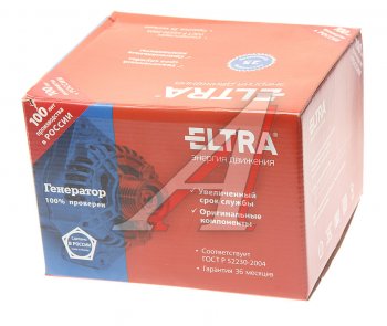 8 799 р. Генератор ELTRA (130A, 14V, шкив поликлиновой) Лада 2110 седан (1995-2007)  с доставкой в г. Керчь. Увеличить фотографию 4