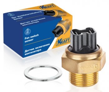 Датчик включения электровентилятора KRAFT (99-94°С) Лада Ока 1111 (1988-2008)