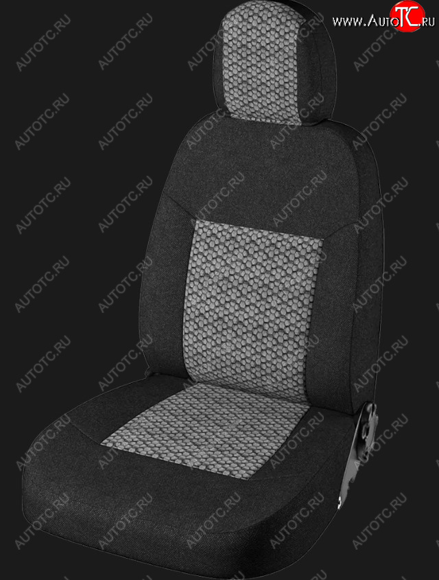 2 199 р. Чехлы для сидений Lord Autofashion Стандарт Плюс (жаккард)  Лада 2108 - 2115 (Черный, вставка Соты)  с доставкой в г. Керчь