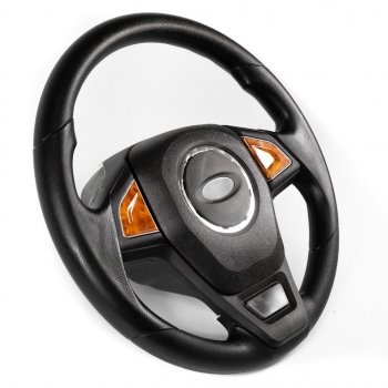 2 969 р. Рулевое колесо Барс Премиум (под знак LADA, Ø360)  Лада 2108 - Надежда  2120 (Дерево)  с доставкой в г. Керчь. Увеличить фотографию 2