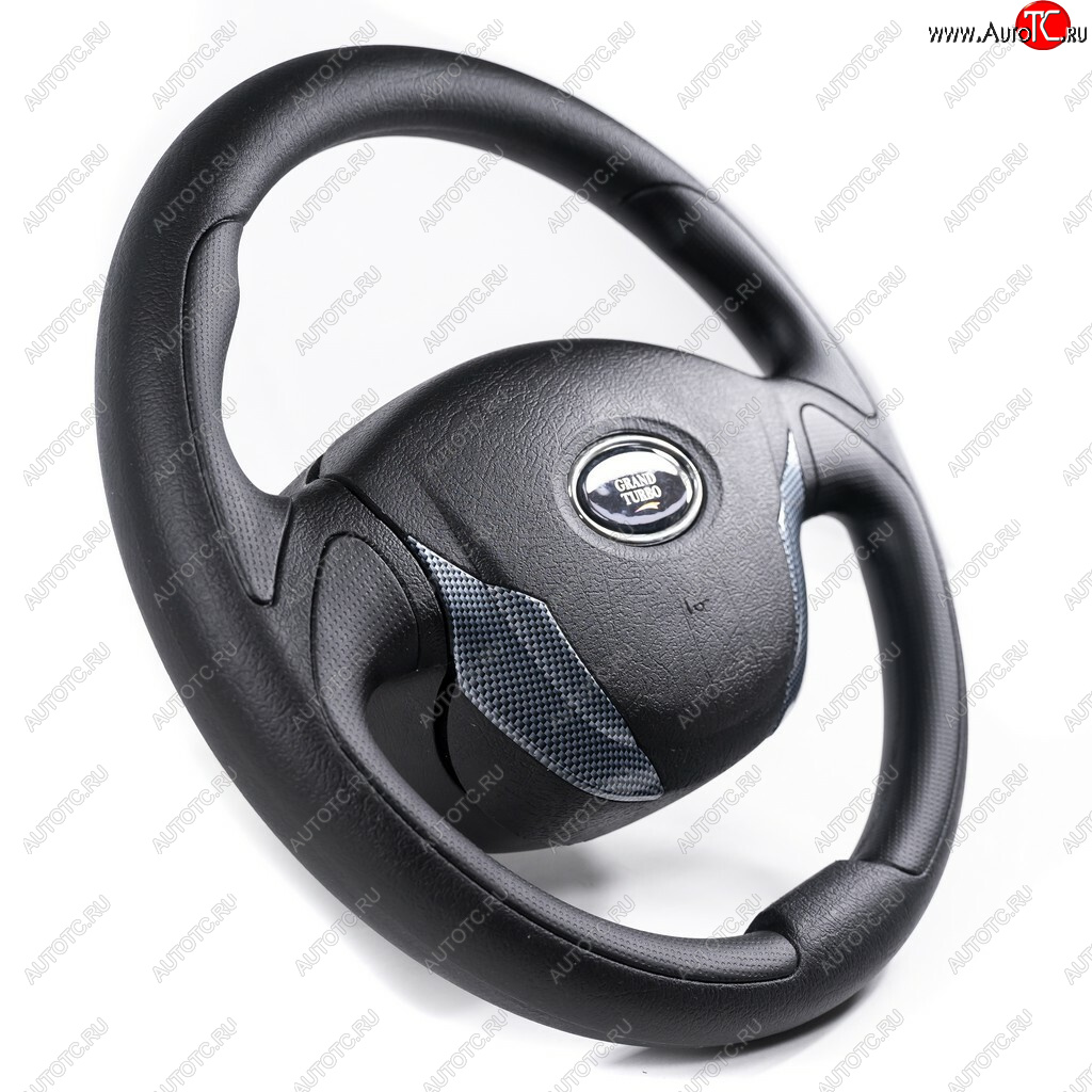 3 389 р. Рулевое колесо Grand Turbo (Ø360 мм) Лада 2114 (2001-2014) (Карбон)  с доставкой в г. Керчь