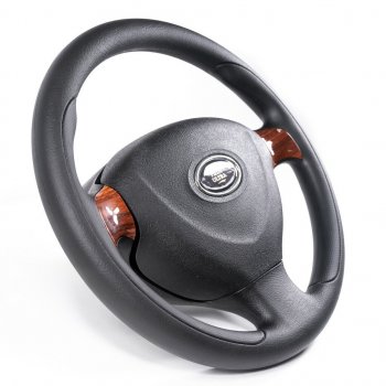 3 389 р. Рулевое колесо Pilot Ultra (Ø355 мм) Лада 2114 (2001-2014) (Дерево)  с доставкой в г. Керчь. Увеличить фотографию 2