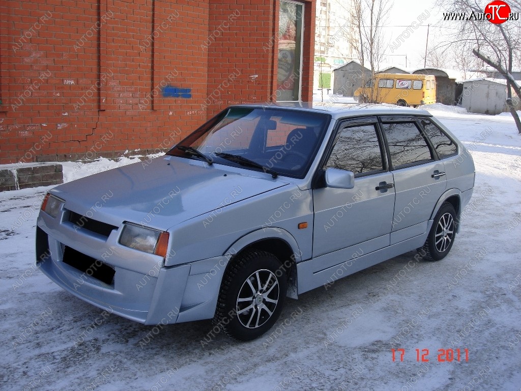 469 р. Комплект накладок на арки Stan (широкие)  Лада 2109 (1987-2004) (Неокрашенные)  с доставкой в г. Керчь