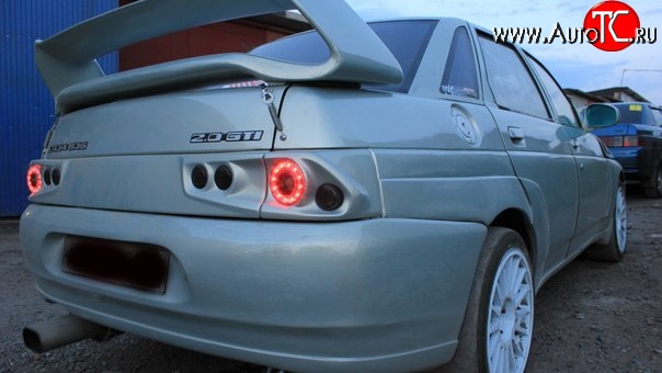 3 749 р. Задняя маска под модульную оптику Falkon Лада 2110 седан (1995-2007)  с доставкой в г. Керчь