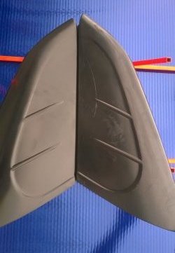 959 р. Накладки заднего ромбового стекла на автомобиль Sport  Лада 2110 (1995-2007) седан (Неокрашенные)  с доставкой в г. Керчь. Увеличить фотографию 2