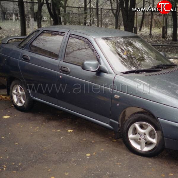709 р. Комплект порогов Aileron Лада 2112 хэтчбек (1999-2008) (Неокрашенные)  с доставкой в г. Керчь