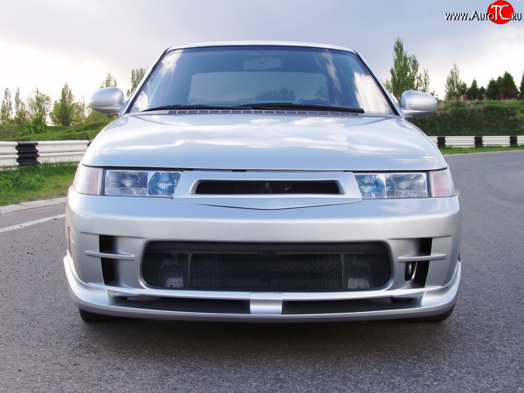 1 599 р. Решётка радиатора Titan-Racing 2 Лада 2112 хэтчбек (1999-2008) (Неокрашенная)  с доставкой в г. Керчь