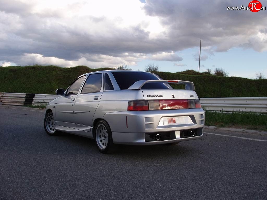 9 799 р. Задний бампер Titan-Racing 2  Лада 2110 (1995-2007) седан (Неокрашенный)  с доставкой в г. Керчь