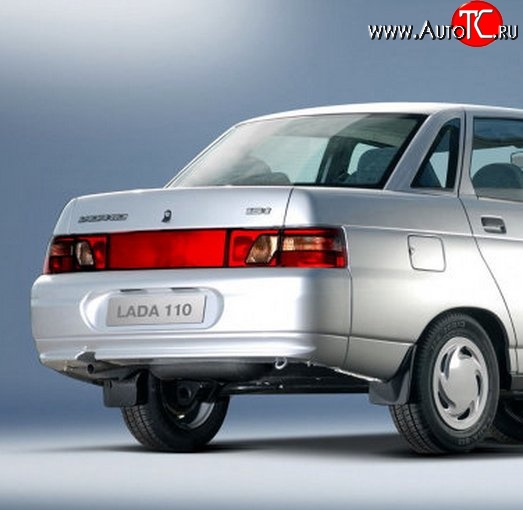 3 299 р. Задний бампер Стандартный Лада 2110 седан (1995-2007) (Окрашенный, Без нижней чёрной полосы)  с доставкой в г. Керчь