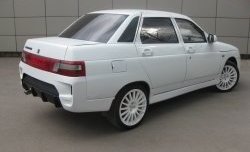 9 599 р. Задний бампер Brooklyn  Лада 2110 (1995-2007) седан (Неокрашенный)  с доставкой в г. Керчь. Увеличить фотографию 4