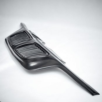969 р. Решётка радиатора Autodemic Усы Лада 2111 универсал (1998-2009) (Текстурная поверхность)  с доставкой в г. Керчь. Увеличить фотографию 3