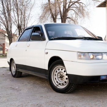 699 р. Пороги накладки Autodemic (Лапша c cеткой) Лада 2112 хэтчбек (1999-2008)  с доставкой в г. Керчь. Увеличить фотографию 8