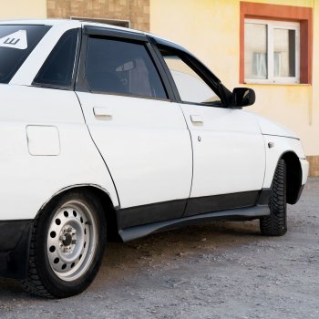999 р. Пороги накладки Autodemic ВИНТ (большой) Лада 2112 хэтчбек (1999-2008)  с доставкой в г. Керчь. Увеличить фотографию 3