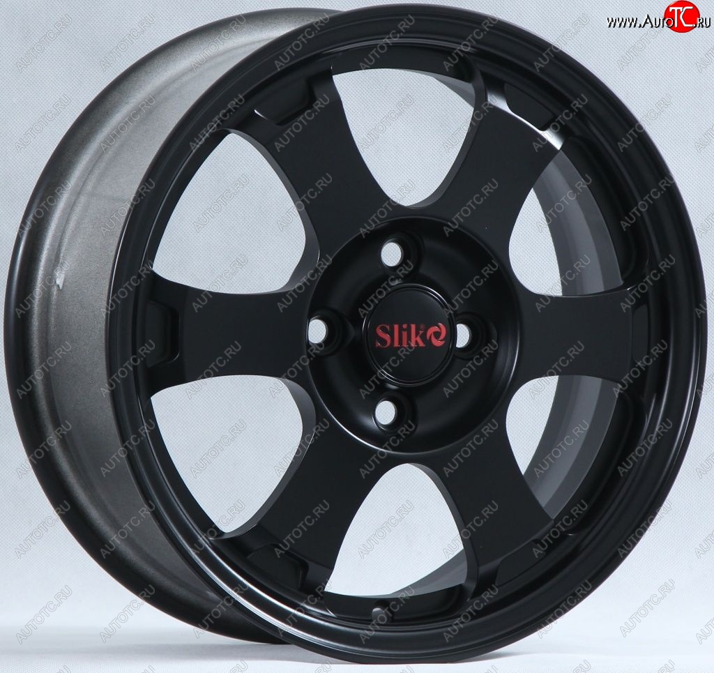 12 849 р. Кованый диск Slik Classik 5.5x14 (чёрный глянец)   (Цвет: чёрный глянец)  с доставкой в г. Керчь