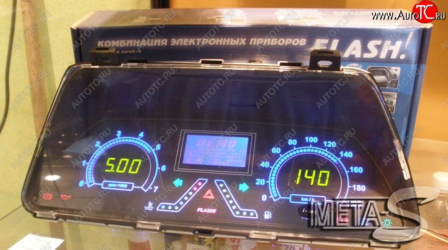 8 499 р. Приборная панель Flash Lite Лада 2112 купе (2002-2009)  с доставкой в г. Керчь