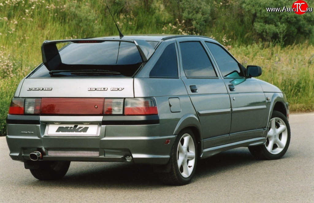 2 849 р. Спойлер Nika-5 Лада 2112 купе (2002-2009) (Неокрашенный)  с доставкой в г. Керчь