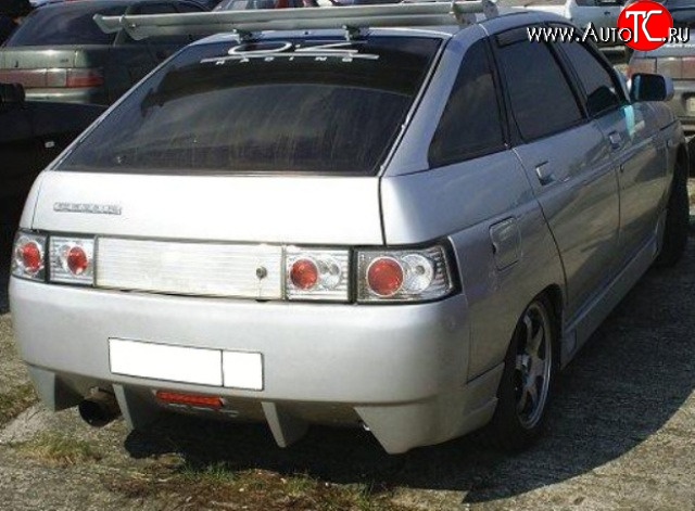6 199 р. Задний бампер RS  Лада 2112 (1999-2009) хэтчбек, купе (Неокрашенный)  с доставкой в г. Керчь