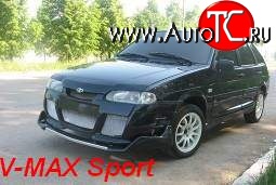 3 369 р. Спойлер переднего бампера V-MAX Лада 2114 (2001-2014) (Неокрашенная)  с доставкой в г. Керчь