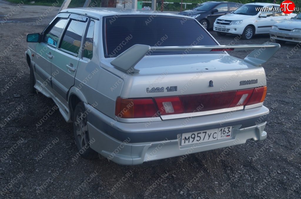2 699 р. Спойлер Кураж  Лада 2115 (1997-2012) (Без стоп-сигнала, Неокрашенный)  с доставкой в г. Керчь