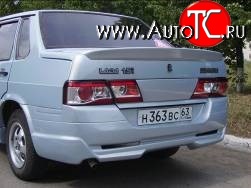 7 799 р. Задний бампер V-MAX  Лада 2115 (1997-2012) (Без сетки, Неокрашенный)  с доставкой в г. Керчь