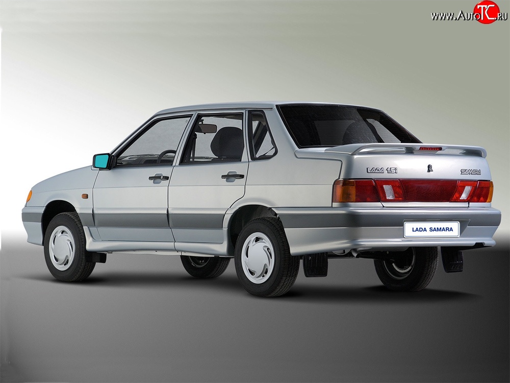 3 289 р. Задний бампер Стандартный Лада 2115 (1997-2012) (НОкрашенный (пласт.балка))  с доставкой в г. Керчь