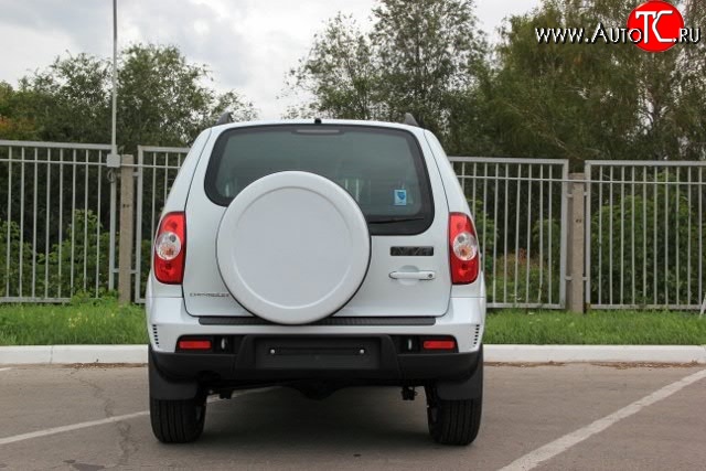 1 089 р. Чехол запасного колеса R16 Chevrolet V5 Лада Нива Трэвел (212300-80) (2021-2025) (Неокрашенный)  с доставкой в г. Керчь
